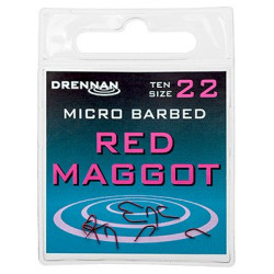 Haczyk Drennan Red MAGGOT MICRO BARBED NR.20 HSRMGM020
