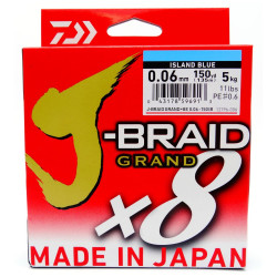 PLECIONKA DAIWA J-BRAID GRAND X8 0.06MM 135M NIEBIESKA 12796-006