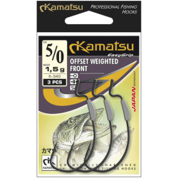 Haczyk Kamatsu Offset Weighted Front K-340 4/0BLN 1,2g op 3szt